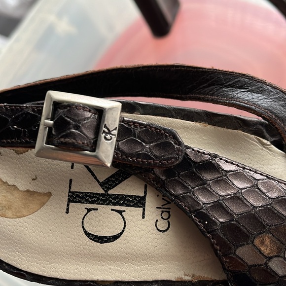 Sling back hi heeled sandals - Picture 13 of 14